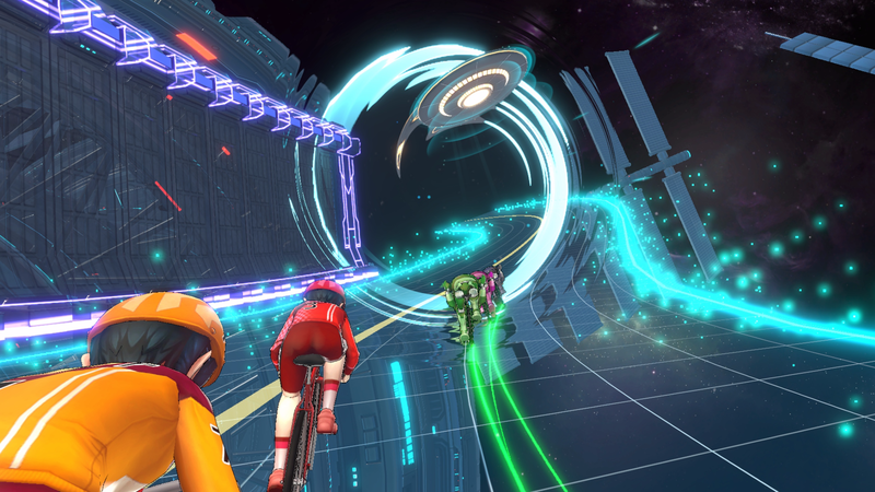 銀河のスピードバトルSPACE BATTLE KEIRIN 4D体験