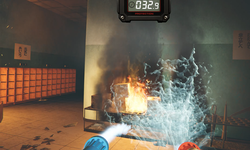 リアルな放水体感の消防アトラクション「消防ミッション119」が防災イベントに初登場！